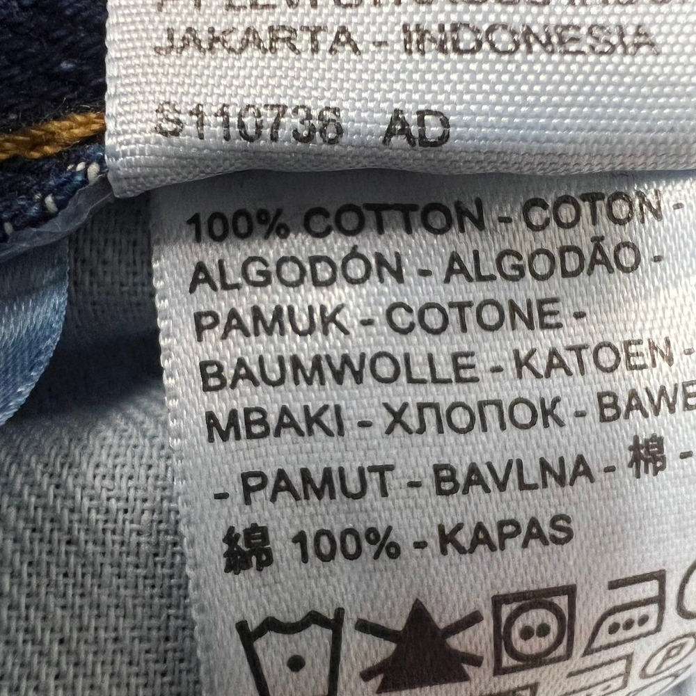 NEW Levi's 505 Regular Fit Jeans Mens‎ 50x32 Blue Medium Wash Denim Big & Tall - Picture 6 of 6